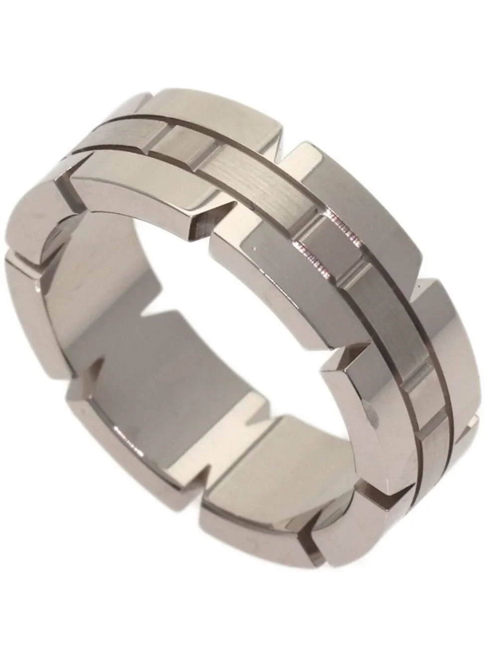 Cartier Tank Francaise 50 Ring 18K White Gold